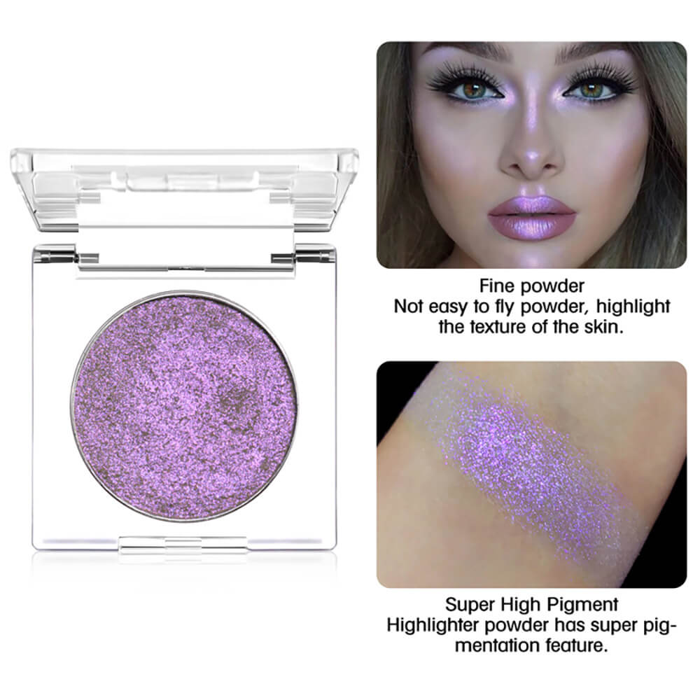 6-Color Chameleon Highlighter Powder Eyeshadow Nose Shadow Brighten 36mm