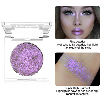 6-Color Chameleon Highlighter Powder Eyeshadow Nose Shadow Brighten 36mm