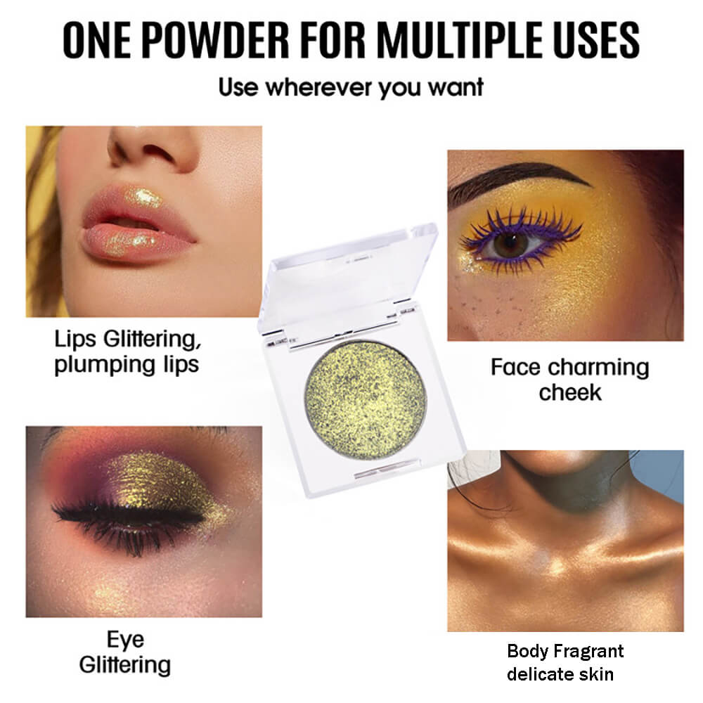 6-Color Chameleon Highlighter Powder Eyeshadow Nose Shadow Brighten 36mm