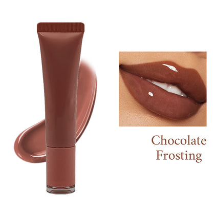 8 Color Lip Plumping Lip Gloss Moisturizing Natural Lip Balm Vegan Cruelty Free