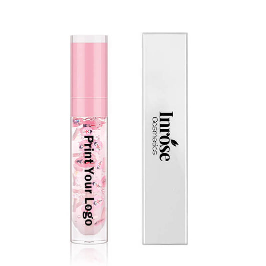 6 color Christmas lip oil clear lip gloss vegan print your logo