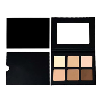 6 Color Concealer Palette Full Coverage Cream Bronzer Vegan Private Label