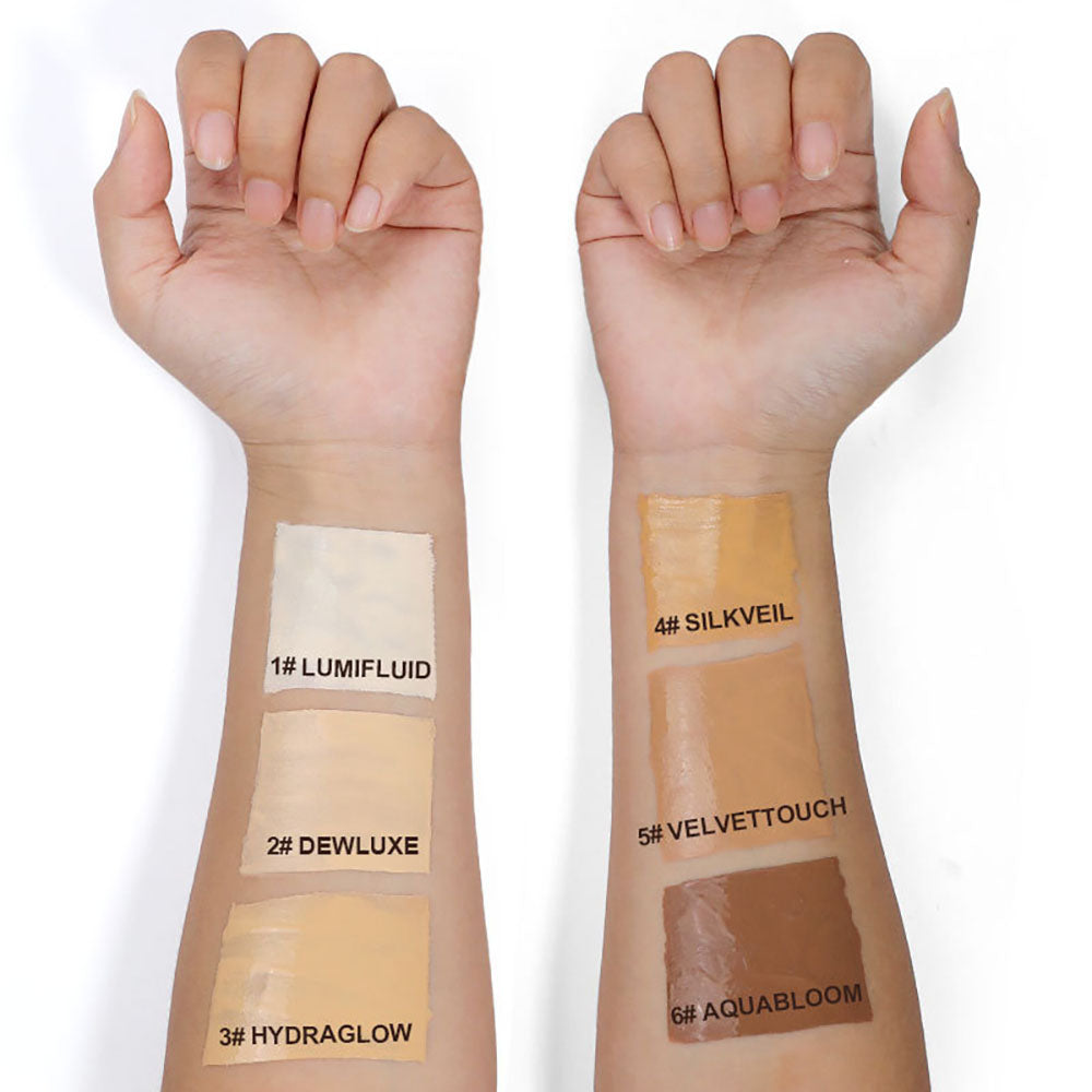 6-Color BB Cushion Full Coverage Foundation Moisturizing Concealer Long-Lasting