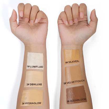 6-Color BB Cushion Full Coverage Foundation Moisturizing Concealer Long-Lasting