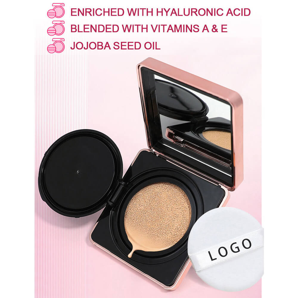 6-Color BB Cushion Full Coverage Foundation Moisturizing Concealer Long-Lasting