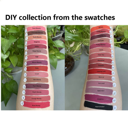 4-Piece Matte Liquid Lipstick Set Waterproof Non-Transfer High Pigmented