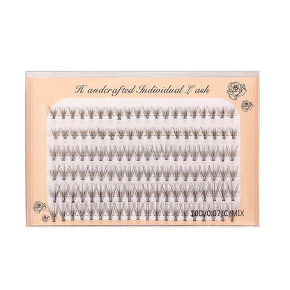 10D false eyelashes DIY eyelash segmented false lash six rows grafted