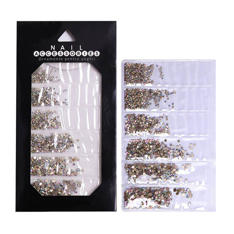 DIY nail art 3D nail stones rhinestones flatback diamond decoration 1440/pcs