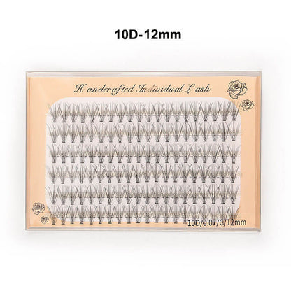 10D false eyelashes DIY eyelash segmented false lash six rows grafted