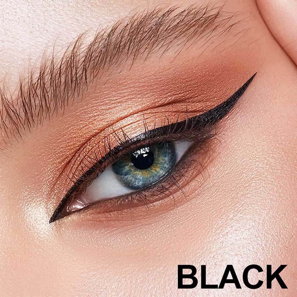 Black Liquid Eyeliner Diamond Eye Line Quick-Dry Waterproof Long Lasting