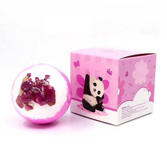 Handmade salt bath ball flower shampoo soap fizzy bath bomb relax