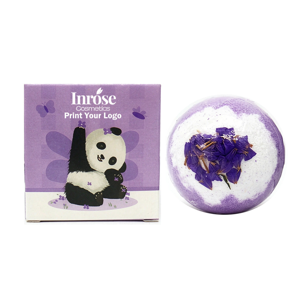 Handmade Salt Bath Ball Flower Shampoo Soap Fizzy Bath Bomb Relax