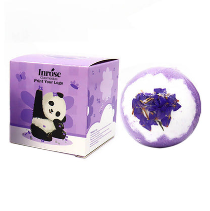 Handmade salt bath ball flower shampoo soap fizzy bath bomb relax