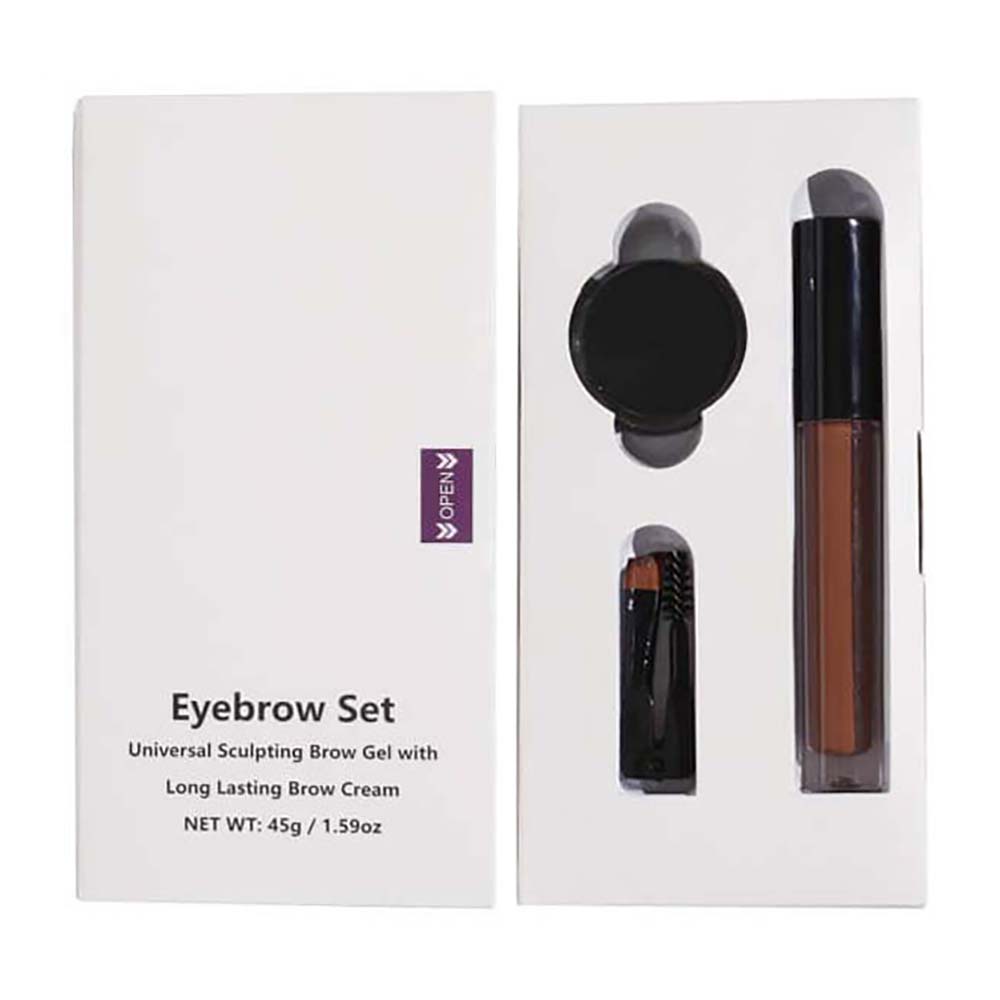 5 color eyebrow kit eyebrow gel brow cream sculpting with brush long lasting