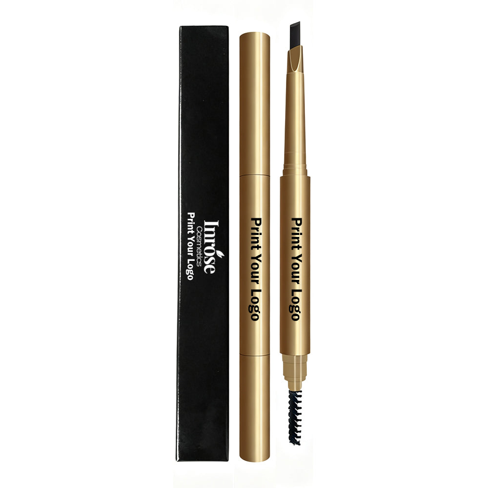 6 Color Eyebrow Pencil Waterproof High Pigmented Natural Gold Private Label
