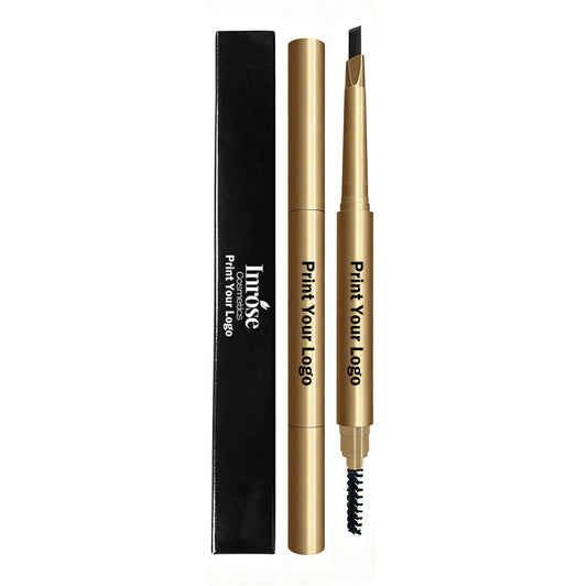6 Color Eyebrow Pencil Waterproof High Pigmented Natural Gold Private Label
