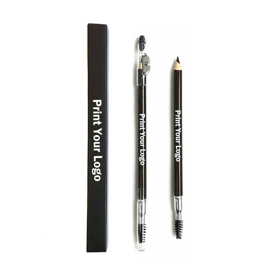 5 color eyebrow pencil wooden with sharpener high pigmented