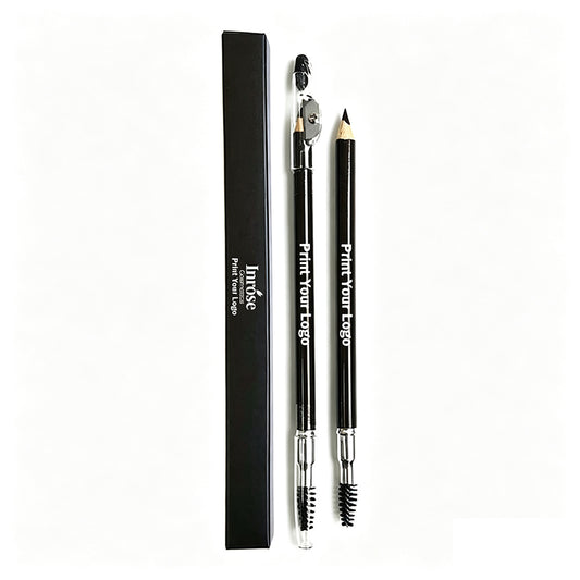 5 Color Eyebrow Pencil Wooden With Sharpener High Pigmented Waterproof