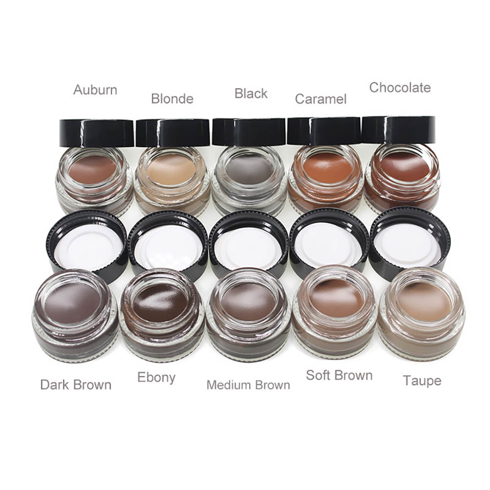 10 Color Eyebrow Gel Cream Brow Pomade Long Lasting Waterproof Private Label