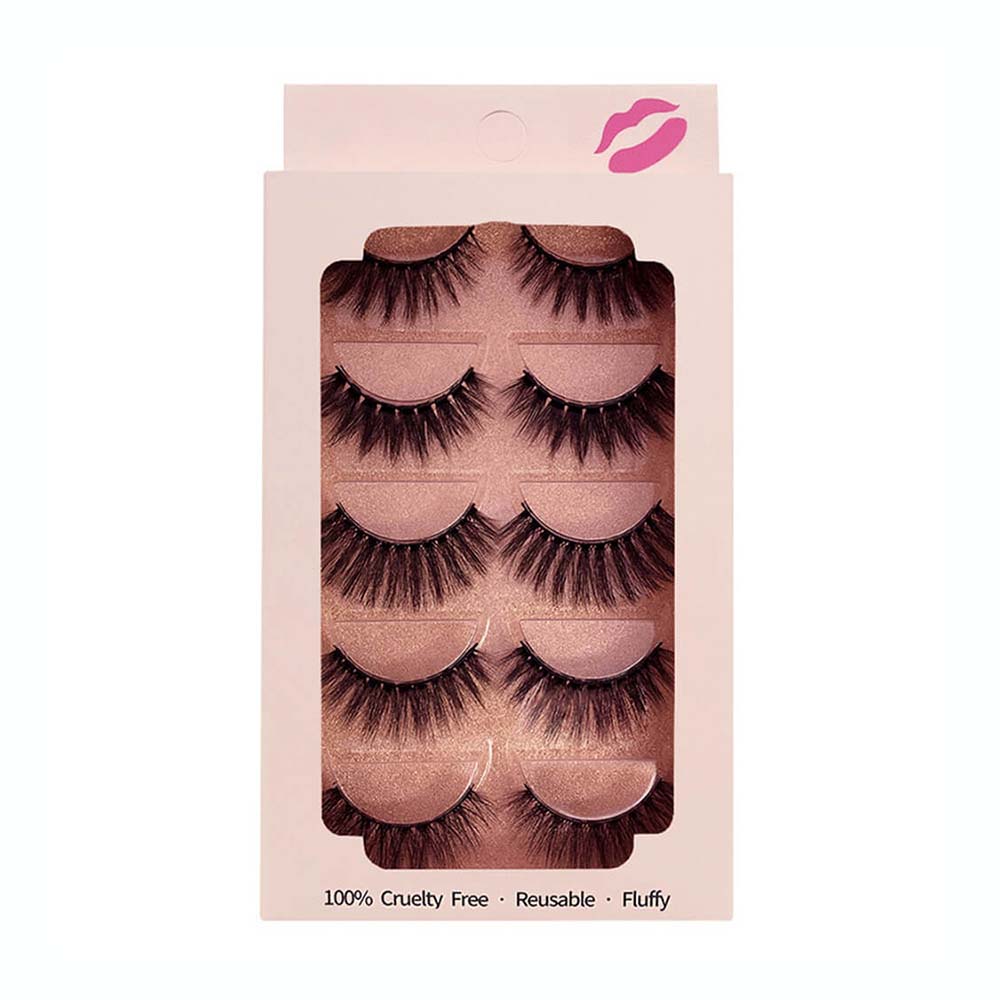 3D mink false eyelash reusable natural lash thick easy to wear cruelty free