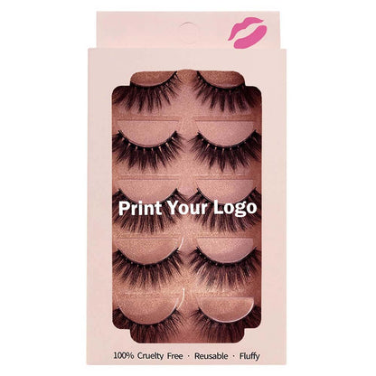 3D mink false eyelash reusable natural lash thick easy to wear