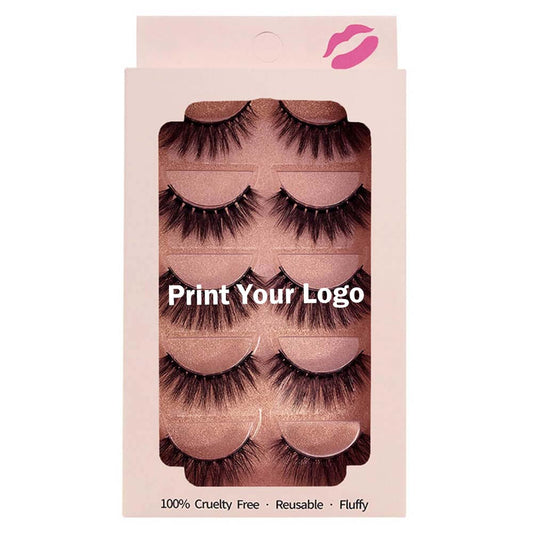 3D mink false eyelash reusable natural lash thick easy to wear