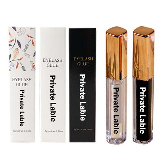 False eyelash glue fast dry glue waterproof rose gold tube