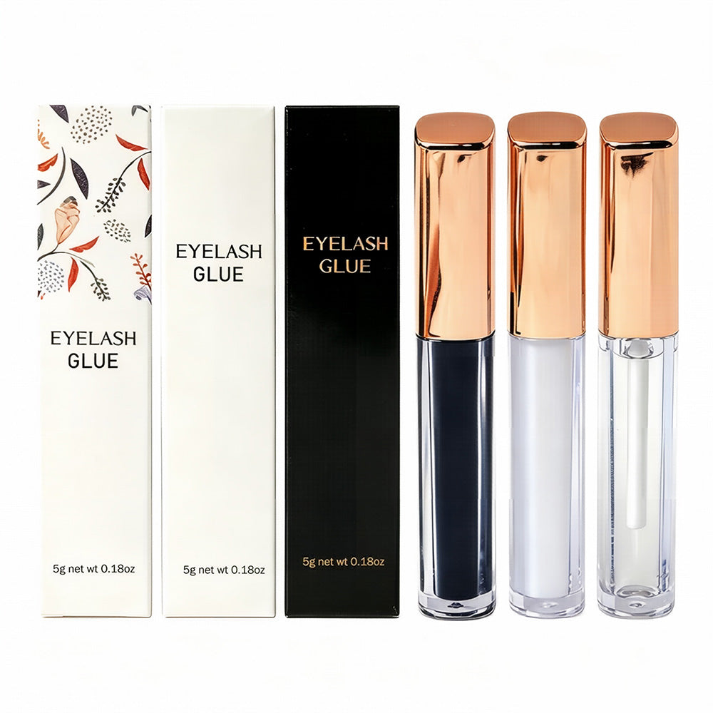 False Eyelash Glue Fast Dry Glue Waterproof Long Lasting Vegan Gold Tube
