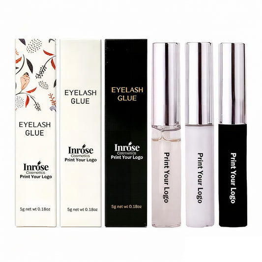 False Eyelash Glue Invisible Lash Glue Fast Dry Waterproof Silver Bottle