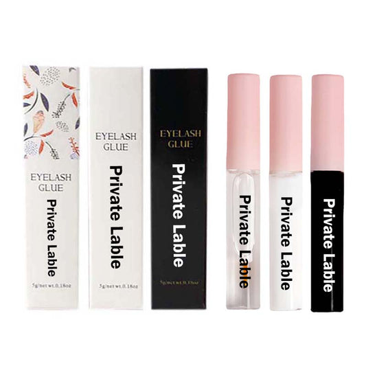 False eyelash glue double eyelid glue fast dry pink bottle