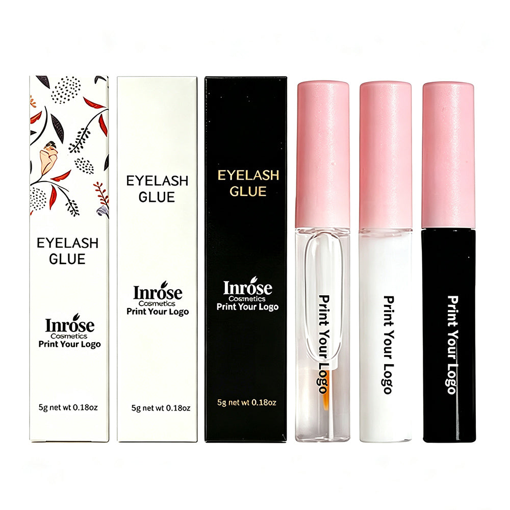 False Eyelash Glue Double Eyelid Glue Fast-Dry Long Wear Cruelty Free Pink Tube