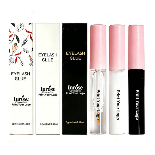 False Eyelash Glue Double Eyelid Glue Fast-Dry Long Wear Cruelty Free Pink Tube