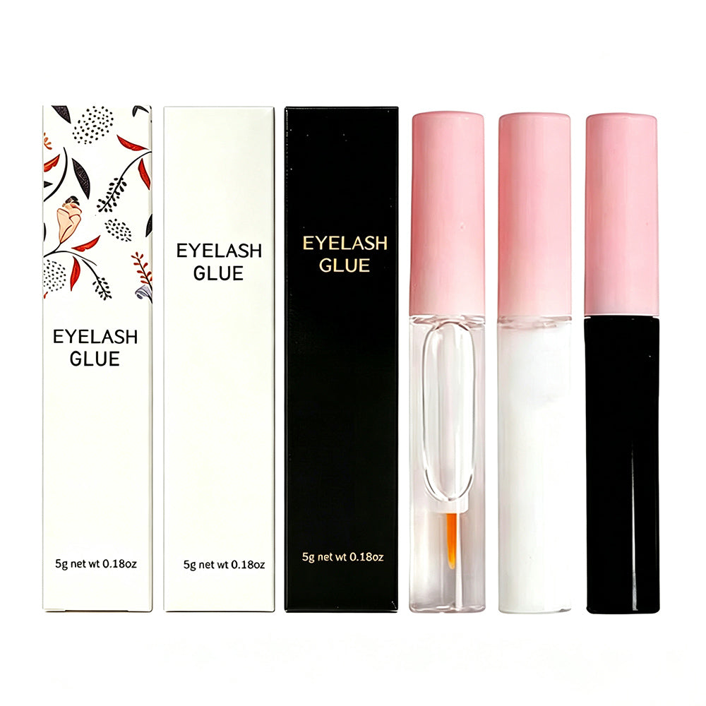 False Eyelash Glue Double Eyelid Glue Fast-Dry Long Wear Cruelty Free Pink Tube