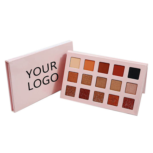 15 color pink eyeshadow palette matte pearlescent high pigmented