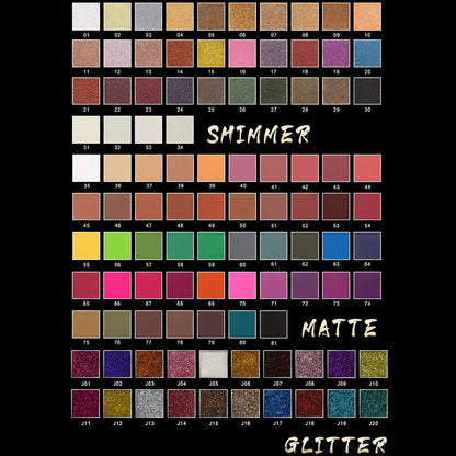 9 Color Diy Eyeshadow Palette High Pigmented Long Lasting Waterproof