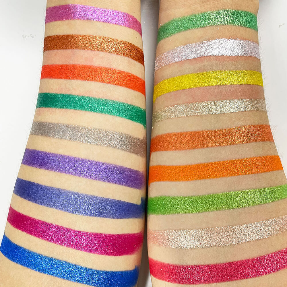 18 Color Shimmer Eyeshadow Palette High Pigmented Colorful Eye Shadow