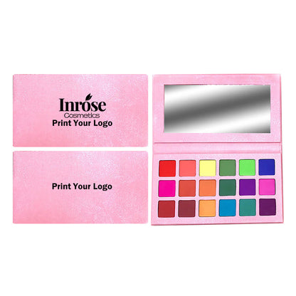 18 Color Pink Eyeshadow Palette Matte High Pigmented Eyes Makeup