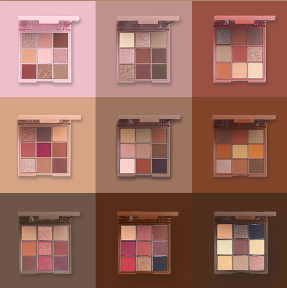 9 Color Dopamine Diy Eyeshadow Palette High Pigmented Long Lasting Waterproof