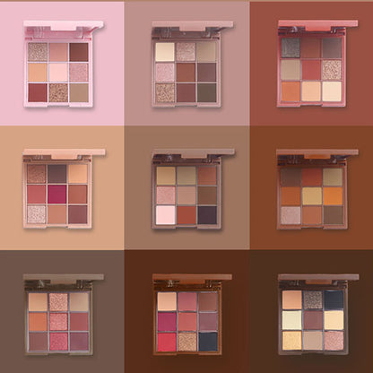 9 Color Dopamine Diy Eyeshadow Palette High Pigmented Long Lasting Waterproof