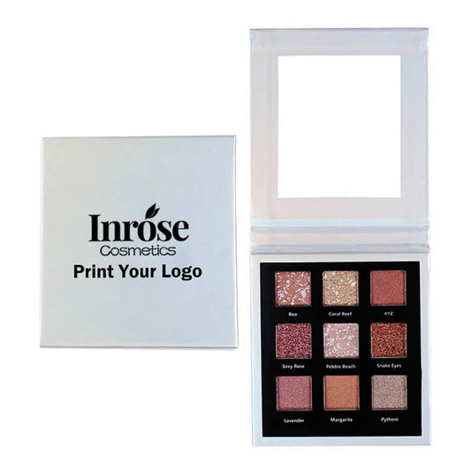 9 color eyeshadow palette high pigmented square eyeshadow