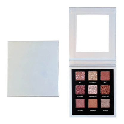 9 color eyeshadow palette high pigmented square eyeshadow