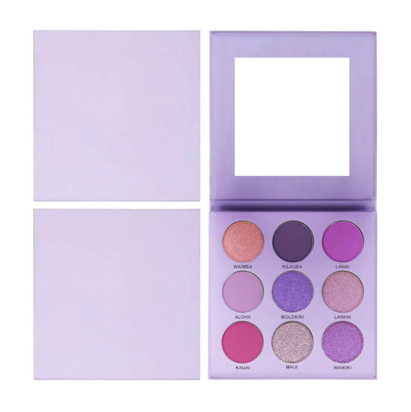 9 color matte eyeshadow palette high pigmented long lasting private label