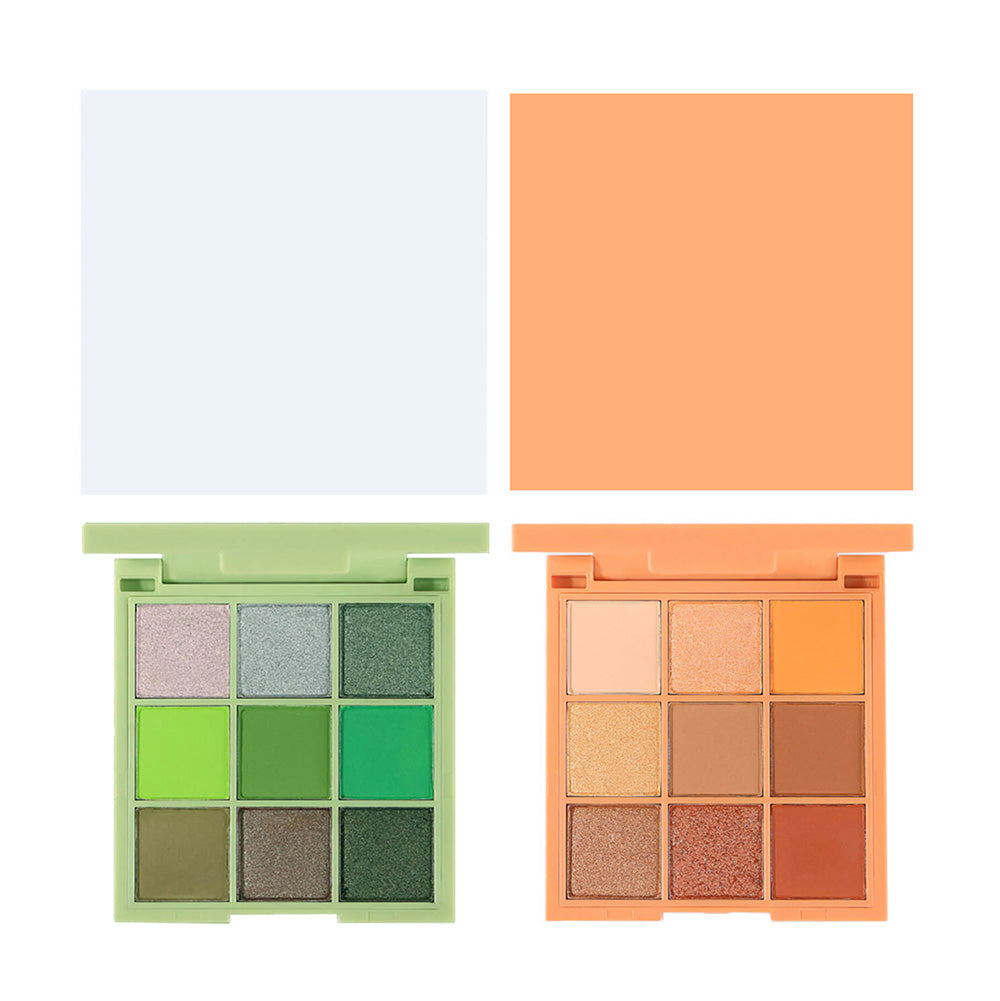 9 Color Diy Eyeshadow Palette High Pigmented Long Lasting Waterproof