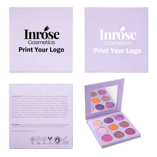 9 color eyeshadow palette vegan high pigmented long lasting