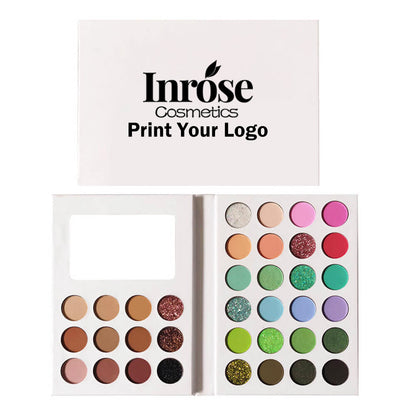 Palette de 36 fards à paupières, 2 pages, haute pigmentation, vegan 