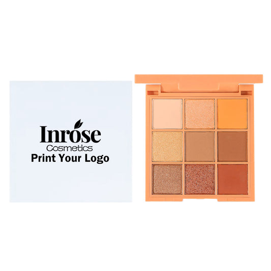 9 color DIY eyeshadow palette high pigmented long lasting waterproof