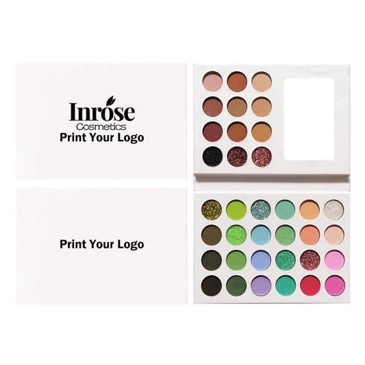 36 color white eyeshadow palette book 2 pages high pigmented waterproof