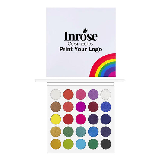 25 color rainbow eyeshadow palette waterproof high pigmented