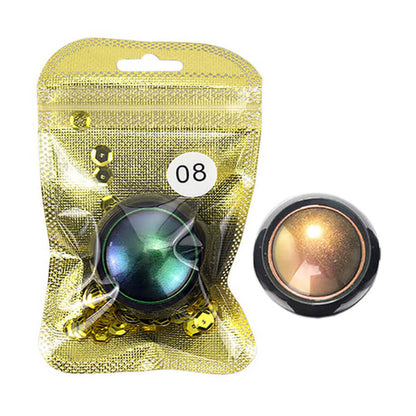 Polvo de camaleón de sombra de ojos de 9 colores