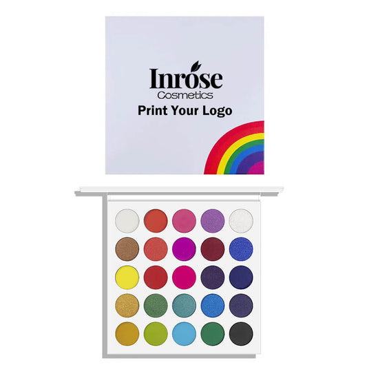 25 color rainbow eyeshadow palette waterproof high pigmented